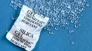 Elysian Silica Gel Pouch Moisture Absorber For Wardrobe, Storage Compartment, Kitchen Cabinets, Almirah, Shoe Rack, Bathroom Uses Gel Desiccant Packs Pack Of 3 Kg (Each Pouch 5 Gram)