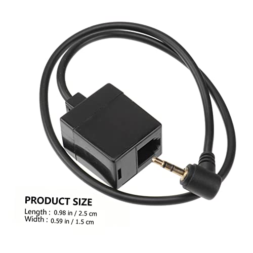Cable adaptador estéreo Jack 2.5mm a PC para audio miniatura 2