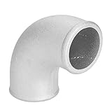 codo aluminio soldar Codo de aluminio fundido de 2.0 mm y tubo de 90 grados. Hecho de material de primera calidad, ecológico y no tóxico, antienvejecimiento y duradero.