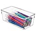 6 each: Interdesign Clear Linus Drawer Organizer (52830)