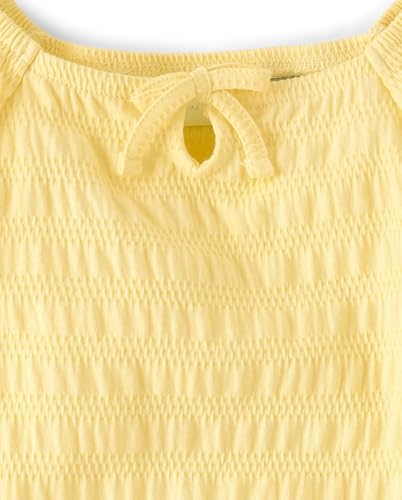 Image of The Children's Place Girls' Smocked Short Sleeve Tops