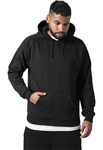 Preisvergleich Produktbild Urban Classics Herren Blank Hoody Kapuzenpullover, Schwarz, 3XL