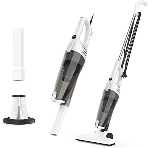 Corded Vacuum Cleaner Stick, 2 in 1 Swivel Ultra Lightweight Handheld Vacuum Cleaner, 15KPa 800W Powerful Suction Stick Vacuum with Crevice,1.2L Dust Cup Upright Vacuum Cleaner for Car Pet Hard Floor