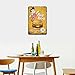 Retro Decor Tin Signs Metallica Poster, Vintage Metal Signs Hamburg Sign Metal Poster Plaque Retro Kitchen Decor Coffee Wall Art