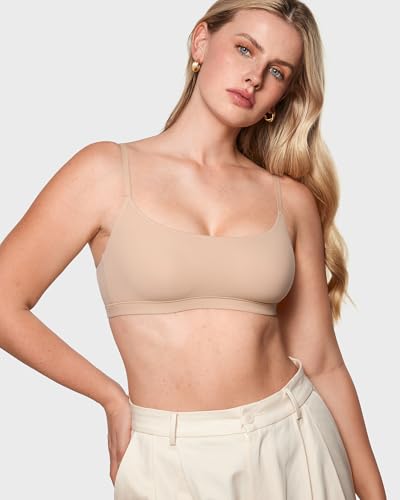 Image of INLYRIC Women's Inbarely Soft Bralettes - Cami Bras No Underwire Seamless Unlined Comfort Bralette