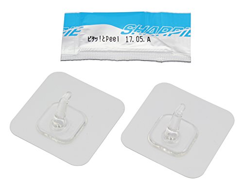 大一鋼業 穴をあけずに傷もつけない! キレイにはがせる 壁紙フック 2個入り 耐荷重:約1Kg KA-Cのサムネイル