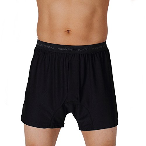 ExOfficio Men's Give-N-Go Boxers, Black, XLarge