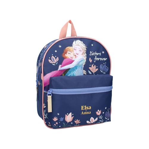 mybagstory - Sac à dos pour fille La Reine Des Neiges - Bleu - Enfant - Ecole - Maternelle - Garderie - Cartable fille- Taille 30 cm - Bretelles réglables -...