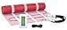 7.5 sqft Mat Kit, 120V Electric Radiant Floor Heat Heating System w/ Aube Programmable Floor Sensing Thermostat