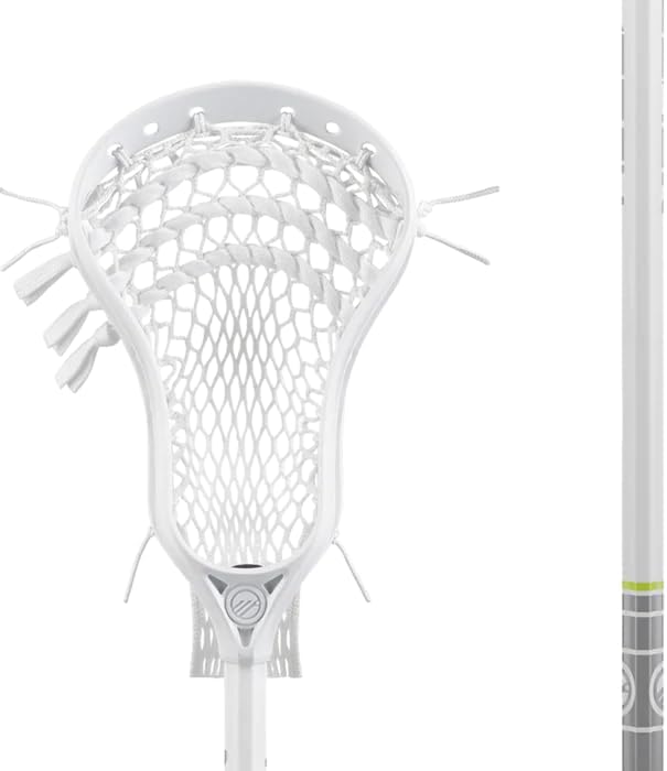 City Sports Maverik Critik Alloy Men’s Complete Lacrosse Stick – Lightweight 7000 Series Alloy Shaft with Semi-Hard Mesh for Superior Control and Performance