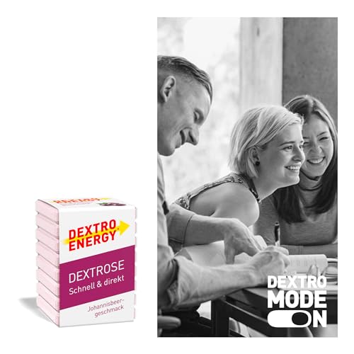DEXTRO ENERGY WÜRFEL JOHANNISBEERE (18er Pack) - Traubenzucker Würfel mit Kohlenhydraten, Würfel mit Dextrose, mit Maltodextrin, Laktosefrei, Glutenfrei – Bild 4