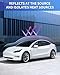 2025 Newly Upgraded Sunshade Roof for Tesla Model Y Nano - Molecular Insulation Technology, Blocks UV Rays & Heat, Ideal Tesla Accessory (Gray, Model Y (2020-2024)