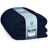 Utopia Bedding Couette 220 x 240 cm, légère avec Rembourrage en Polyester pour 4 Saisons, Microfibre Couette 2 Personnes (Bleu Marine)
