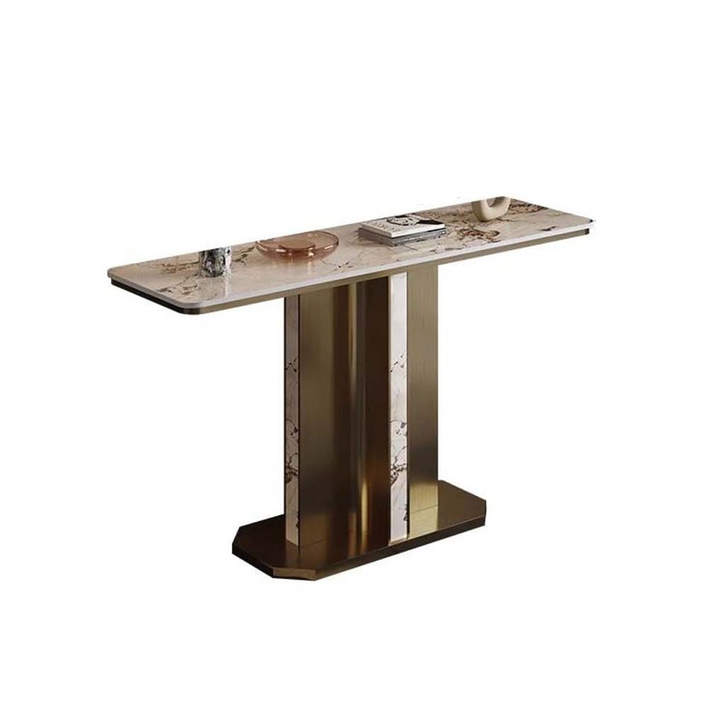 ENGENDER Console Tables Entryway Table End View Rock Slab Entry Cabinet Modern minimalist Living Room Wall Offering