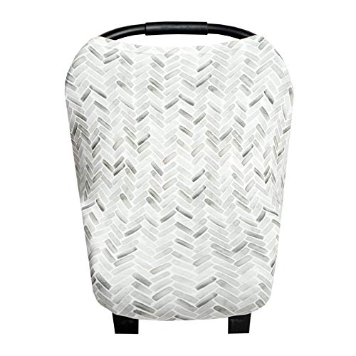 Image of Copper Pearl Multi-Use Cover: Car Seat Covers, Nursing Cover, and Stroller Cover for Sun - Stretchy Fabric, All-Season Use, Stylish Designs, Easy Access for Moms - Alta