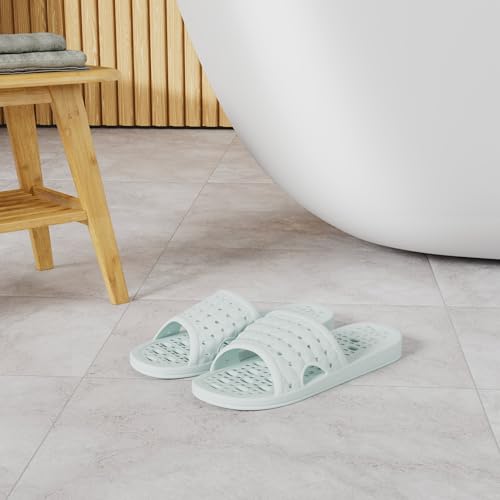 Shower Shoes Quick Dry Non-Slip Bathroom Slippers for Men Women Dorm Home Slides2