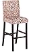 Linon Morocco Lava Manhattan Stain Barstool Bar Stool, 17.75