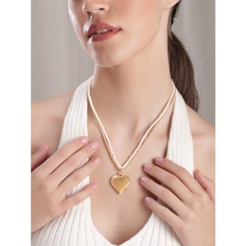 Image of Rubans Demi Fine Stainless Steel Necklace Chain Link Gift for Women & Girls