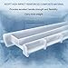 Upgrade W10671238 WPW10671238 Fridge Crisper Drawer Center Rail Replace 12530701 12530701N 67001057 Compatible With Whirlpool Kenmore KitchenAid Maytag Amana Refrigerator Drawer Slide Rail 3-year QA
