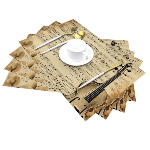 Set de table en PVC lavable : protégez votre table des taches avec élégance