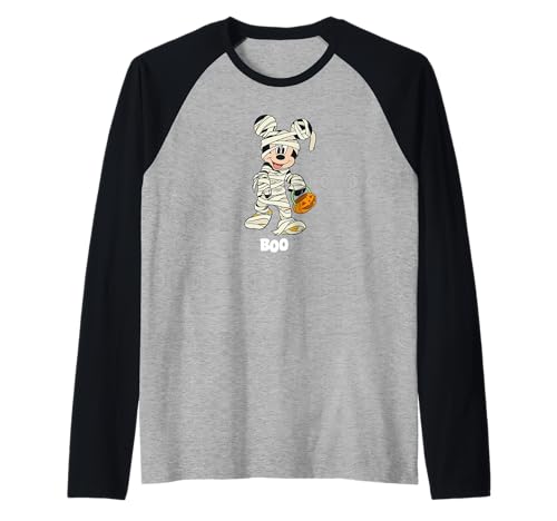 Disney Halloween Mickey Mummy Raglan t-shirt baseball manches longues