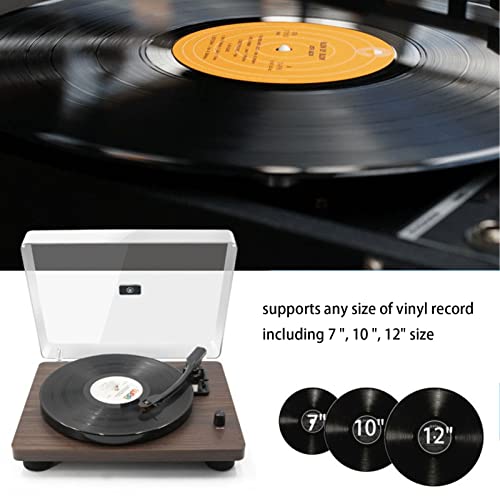 Tourne-Disque en Vinyle Bluetooth avec Cache Anti-poussière Transparent Tourne-Disque phonographe Vintage 2 Haut-parleurs stéréo intégrés Platines tournantes à - Les Beatles, Paul McCartney, John Lennon, RIngo Starr, George Harrison Tourne-Disque en Vinyle Bluetooth avec Cache Anti-poussière Transparent Tourne-Disque phonographe Vintage 2 Haut-parleurs stéréo intégrés Platines tournantes à – Image 4