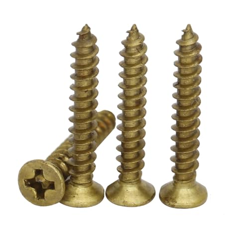 M3*6/8/10/12/16/20 M5*16/20/25/30/35/40 DIN7982 ^J{g vX \tM CSK tbgwbh Zt^bsO˂(10Pcs Brass M5x20)