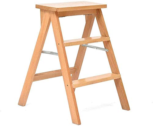 Taburete de escalada interior DASHADAO plegable de madera maciza para adultos