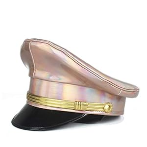 XATIHLIS Vrouwen Mannen Hoed Lederen Vizier Cap Hoed Corticale Cap Cosplay Hoed (Kleur: Zilver, Maat: 57cm)