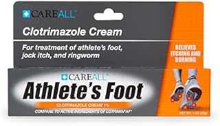 CareALL® 1.0 oz. Antifungal Clotrimazole 1% Cream USP, Cures Most Athlete’s Foot, Jock Itch and Ringworm