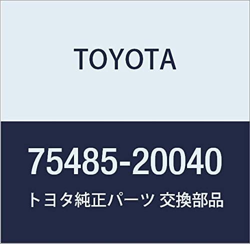 Amazon | TOYOTA (トヨタ) 純正部品 バックウインドウネーム プレート