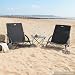 trail outdoor leisure Niedriger faltbarer Strandstuhl, leicht, tragbar, für Camping, Festival, Picknick, Liege, gepolsterte Armlehnen, Tragetasche mit Gurt