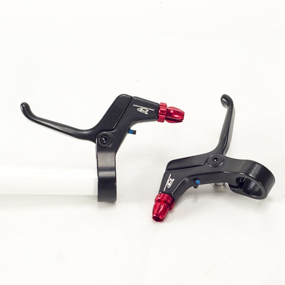 Cloudpower Mountain Bike Lightweight 2 Finger Brake Levers Aluminum Alloy Brake Handles for Mountain Kid Bike(Purple)