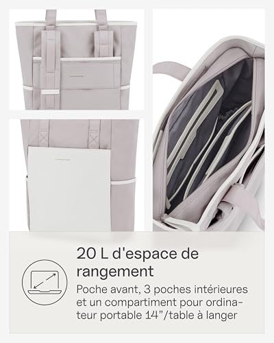 Sac à dos langer anti mal de dos Kapten Son Lindby