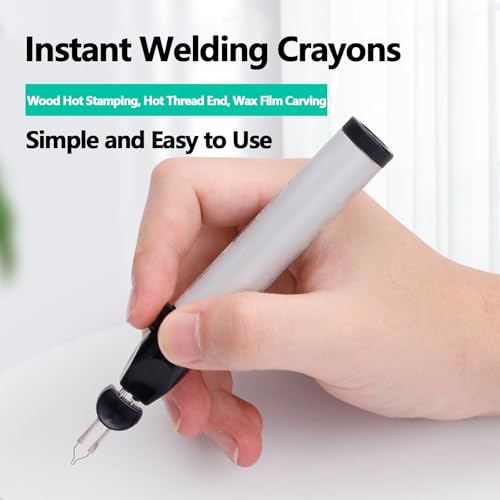 Image of Tungsten Wire Burning Thread Pen, Button Thread Burner with Battery Operated to Trim Burn Melt Thread with One Touch (Not Included Battery)