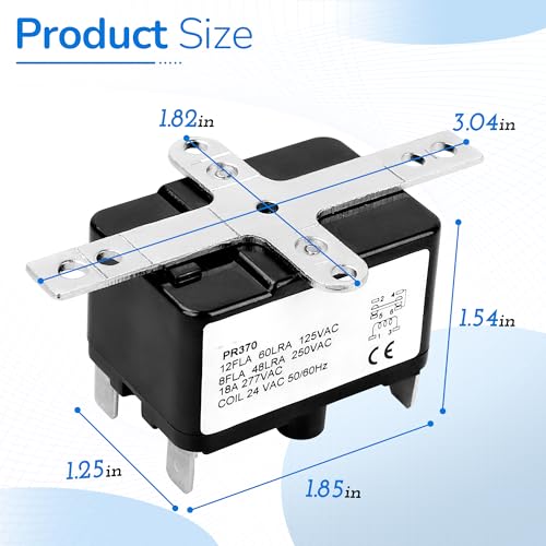 Relais 24 V AC 12A durable pour circuits électromécaniques exigeants - 2