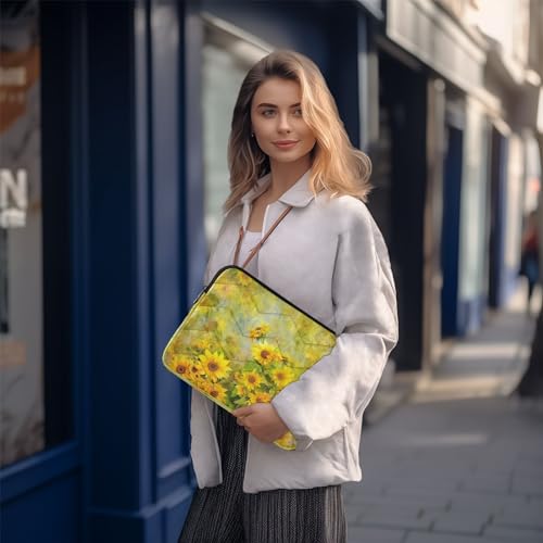 Funda para portátil de girasoles amarillos para 13-14 pulgadas miniatura 7
