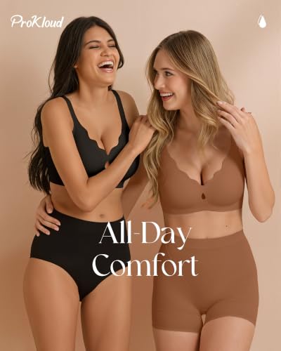 Image of ProKloud Bras for Women No Underwire Wireless Full Coverage Jelly Bras