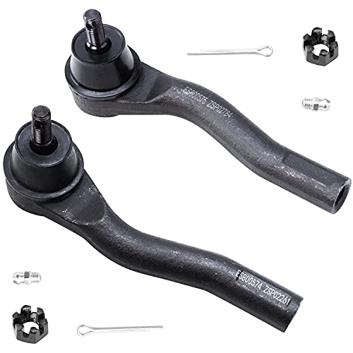 Image of Detroit Axle - Front End 8pc Suspension Kit for Nissan 07-12 Sentra 2007 2008 2009 2010 2011 2012, 2 Lower Control Arms w /Ball Joints + 2 Sway Bar Links + 4 Inner & Outer Tie Rod Ends Replacement