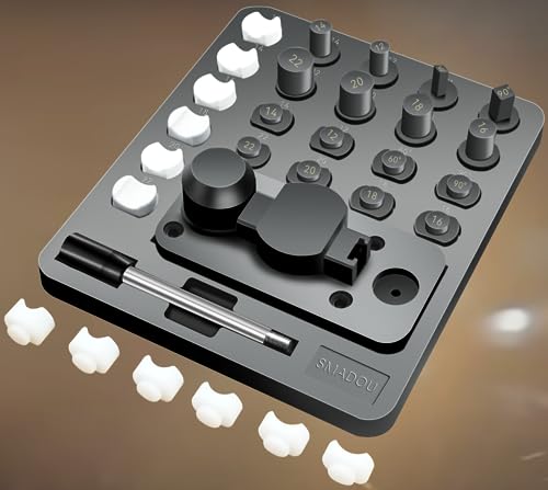 Ring Bender Little Spoon Bender for Soft Metals Ring Bending Tool Ring Maker Tool with Superior Nylon Dies Ring Making Tool