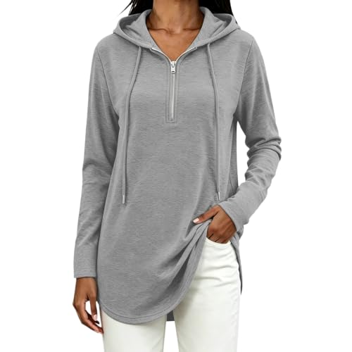 Sweat à capuche femme à quart de zip pour un style urbain audacieux