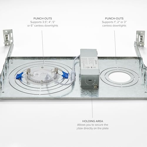 Plaque pour downlight Maxxima universelle pour aligner facilement vos spots