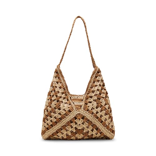 Image of Steve Madden Women's Steve Madden Bora Straw Crochet Hobo