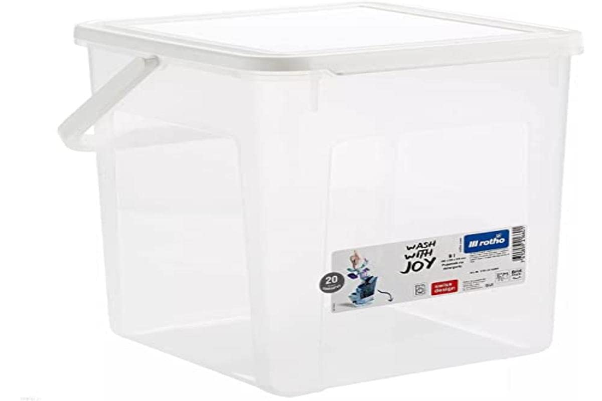 Pojemnik na kurz 5kg 9l Przezroczysty chrom marki Rotto
