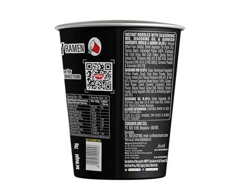 Image of Geki Nissin Hot & Spicy Korean Veg Cup Noodles | Bold, Mouth-Watering Korean Flavor Ready in Just 5 Minutes, 70 Gm