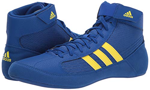 Adidas Men's Hvc Wrestling Shoe, Royal Blue/Yellow/Black, 6.5 #TOP7