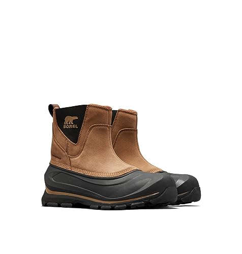 Materiale suola: Gomma Sorel Buxton Pull On Boot WP, Stivali da Neve Impermeabili, Uomo, Delta/Black 2023/2024, 42 EU