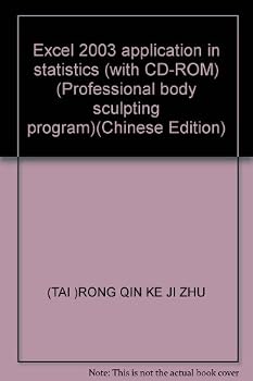 Paperback Excel 2003 application in statistics (with CD-ROM) (Professional body sculpting program) [Chinese] Book