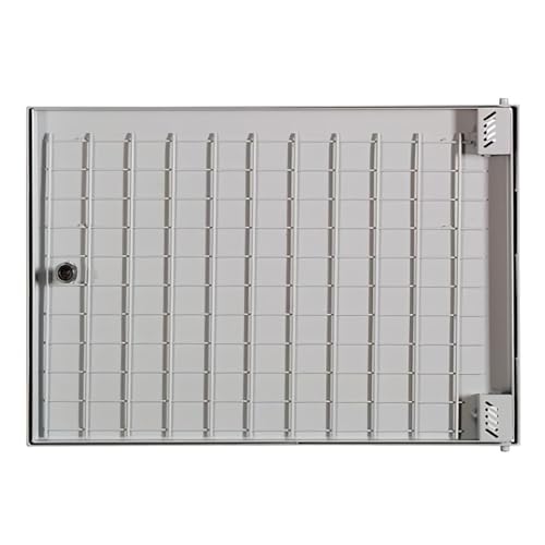 Suministros Castro Puerta panelable contador rellenable 54x40cm. Tapa metálica para registros de agua y luz de fachadas