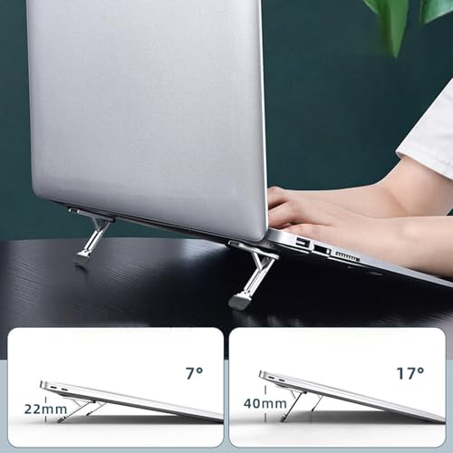 Soporte Plegable para Laptop Ajustable y Portátil miniatura 3